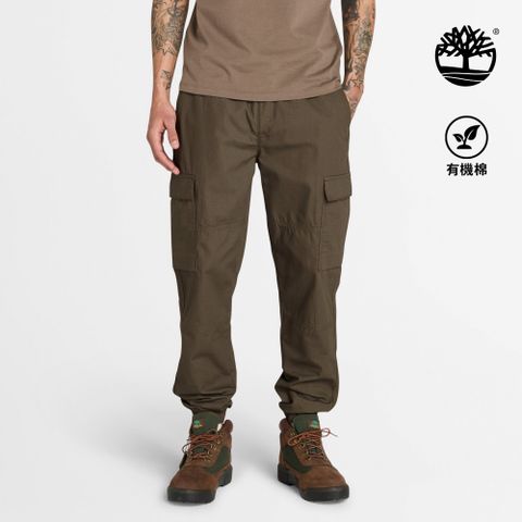 Timberland 男款軍綠色防撕裂工裝長褲|A27EVA58