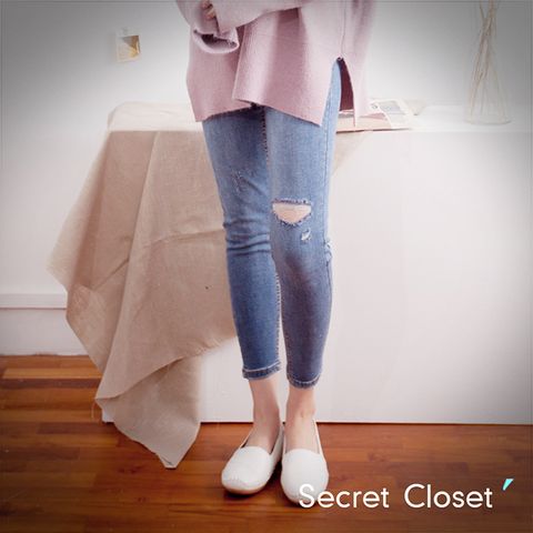 Secret Closet 秘密衣櫥 韓版顯瘦修身合身牛仔褲