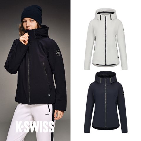 K-SWISS Padding Jacket 連帽外套(專業運動系列)-兩色任選