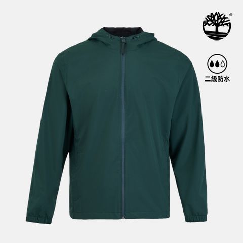Timberland 男款綠色防潑水外套|A2GUS317