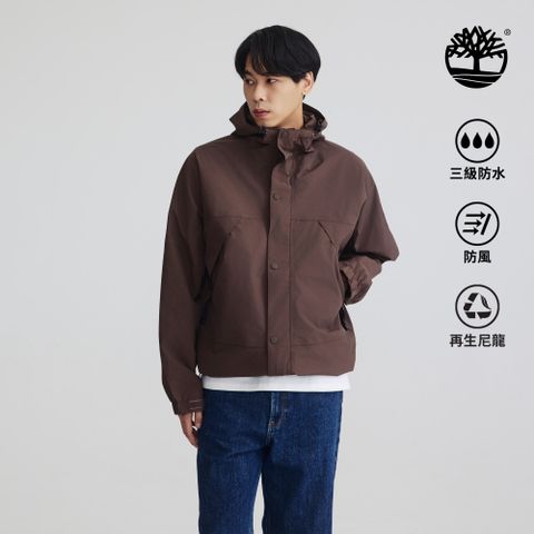 Timberland 男款深棕色Winnick防水外套|A68XF243