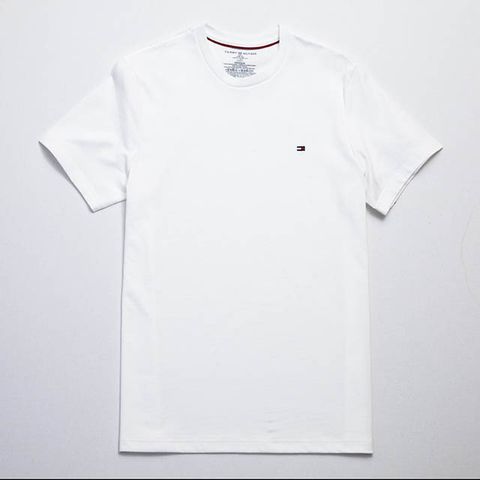 Tommy Hilfiger 小 LOGO素色T恤 (白色) TH 09T3139100