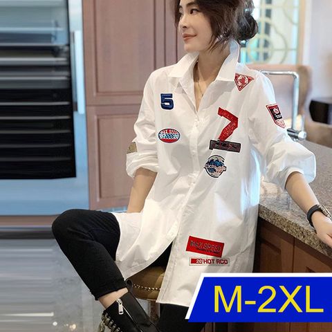 【韓國K.W.】KM2939現貨設計款狂賣率性話題襯衫上衣(防曬/長袖襯衫/長袖上衣/薄外套)