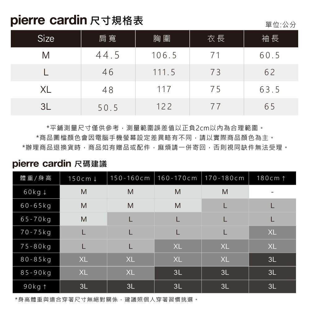 Pierre Cardin 皮爾卡登 男裝 棉質混紡刷毛大定位格長袖POLO衫-水藍色 (5245272-35)