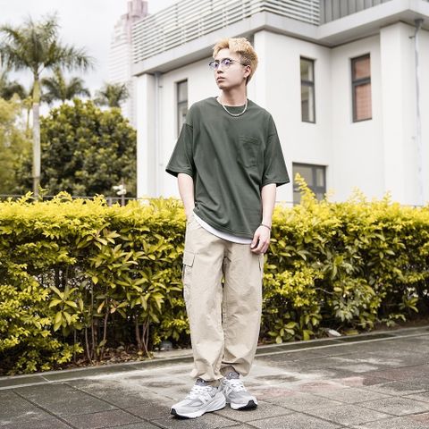 【AMERO】男裝 女裝 防潑水 縮口褲 情侶裝