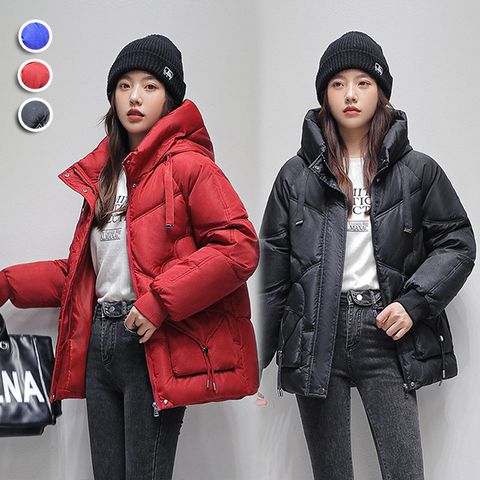 【韓國K.W.】KMM3319現貨韓國進口頂極高顏羽絨中長過膝保暖外套(保暖外套/中長款/過膝外套)