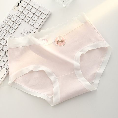 【Maggie+】7A全褲抑菌云柔棉感無痕彈力女用內褲-粉色