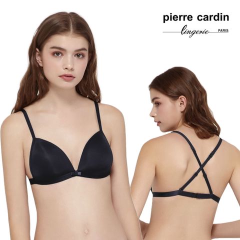 Pierre Cardin 皮爾卡登 性感比基尼美背無鋼圈內衣(單件-黑)