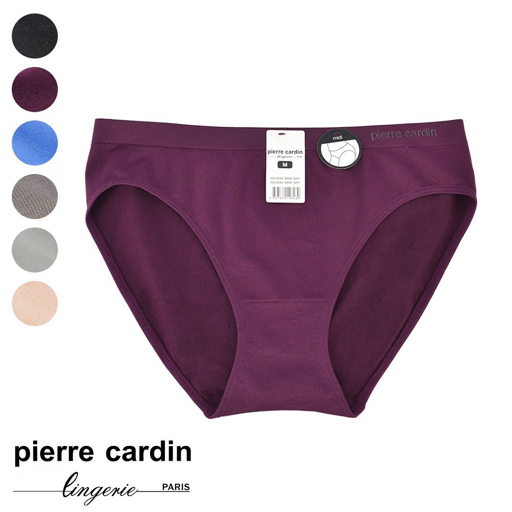 Pierre Cardin 皮爾卡登 【 女性內衣】一體成型針織中腰包臀三角褲