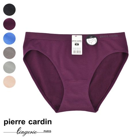 【pierre cardin 皮爾卡登女性內衣】一體成型針織中腰包臀三角褲