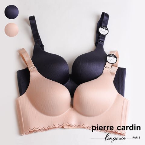 Pierre Cardin 皮爾卡登 【 女性內衣】直紋光澤爆乳集中無鋼圈內衣