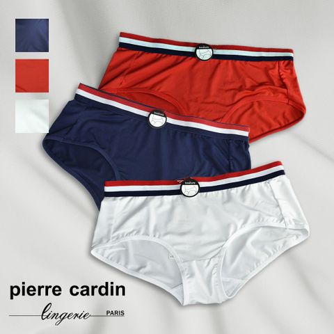 Pierre Cardin 皮爾卡登 【 女性內衣】三色織帶中腰包臀內褲