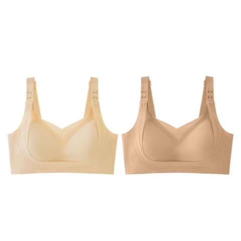 【CS22】提拉女神2.0上托聚攏冰絲無痕內衣M-XM(2件/入)