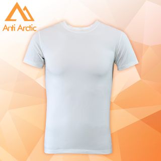 【Anti Arctic】遠紅外線機能衣-男短袖-白