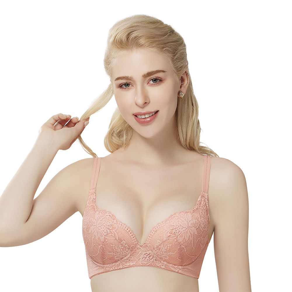 SWEAR 思薇爾 花禧系列B-E罩蕾絲包覆女內衣(夕慕粉) - PChome 24h購物
