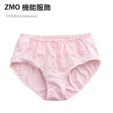 ZMO 女中腰蕾絲內褲US318-粉色