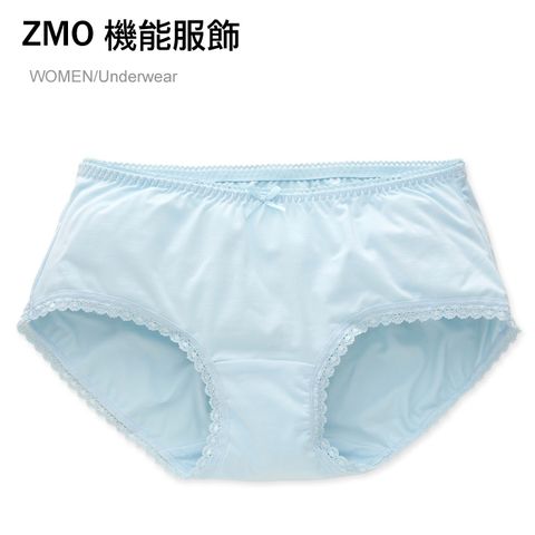 ZMO女中腰舒適內褲US302-水藍
