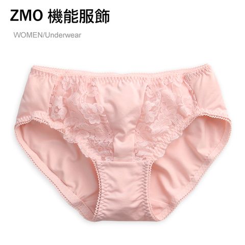 ZMO女中腰蕾絲內褲US488-粉色