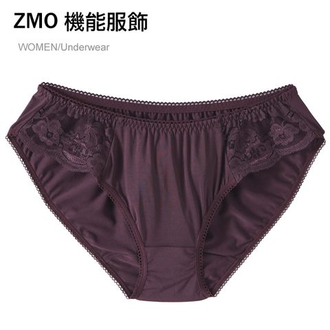 ZMO三角中腰蕾絲內褲US112-咖啡紫