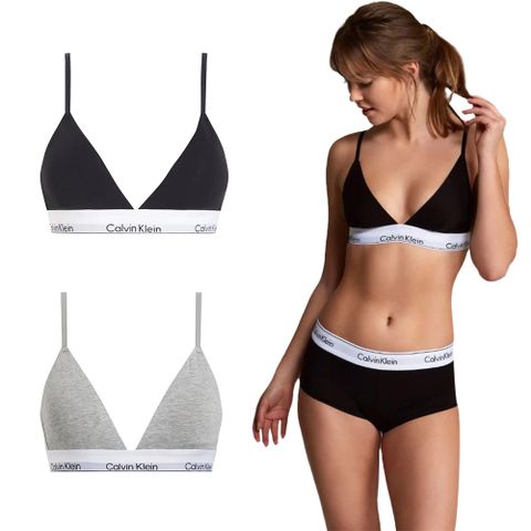 Calvin Klein Lightly Lined Triangle Bralette 深V 無鋼圈薄墊 運動內衣/內衣 QF5650