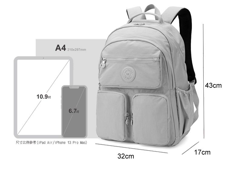 A4 210x297mmR( Air/iPhone 13 Pro Mas)43cm17cm32cm