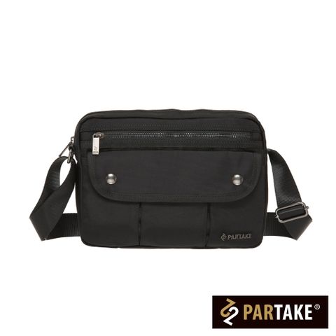PARTAKE E5-橫式側背包-黑 PT21-E5-61BK