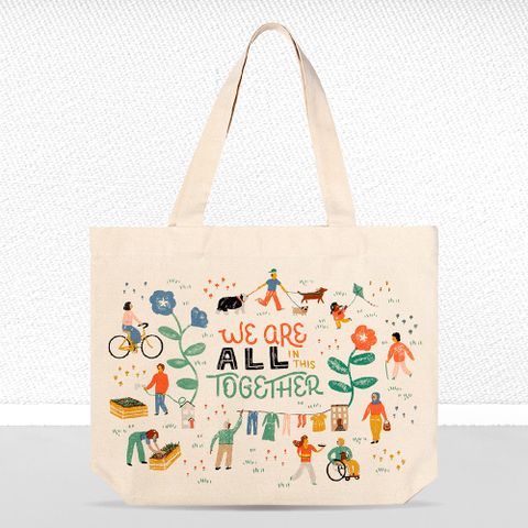 DANICA Jubilee純棉托特包(美好家園)