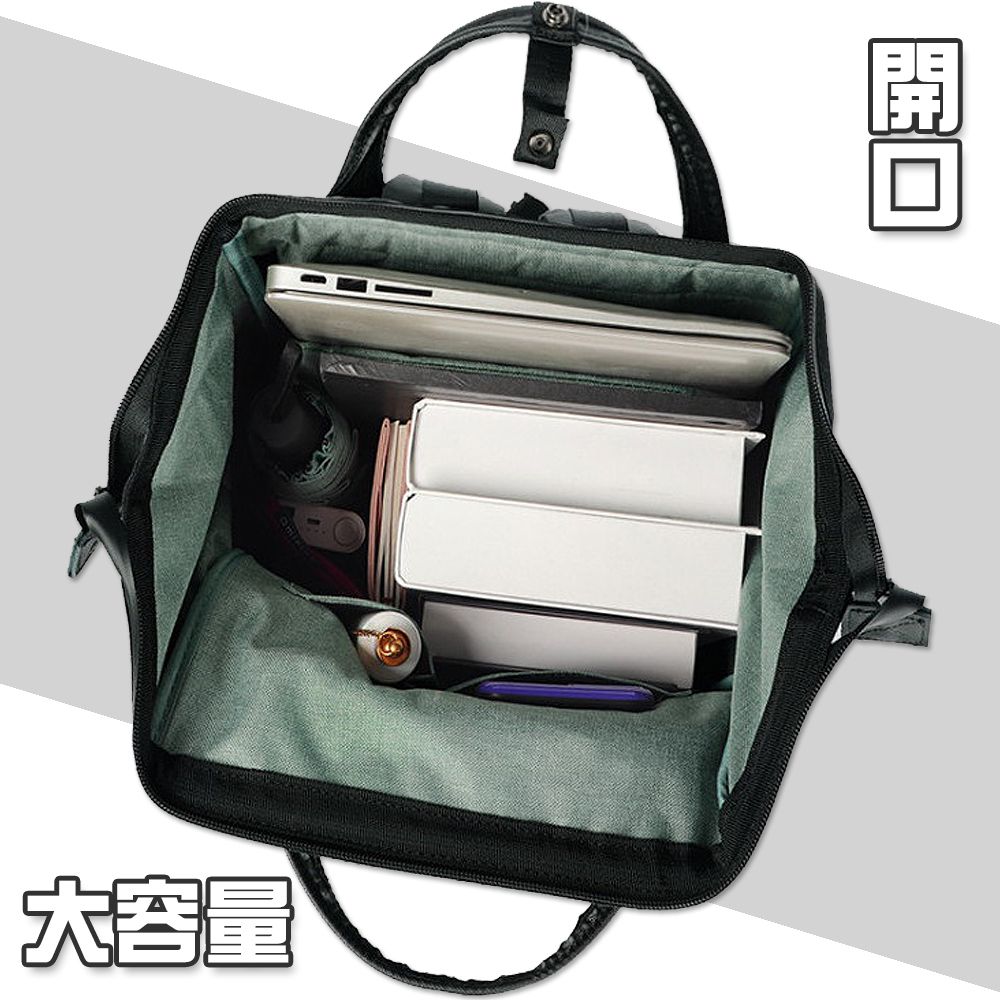 WHOSE BAG 日系大開口高防水後背包 男女雙肩包 15吋筆電包  NO.WB006