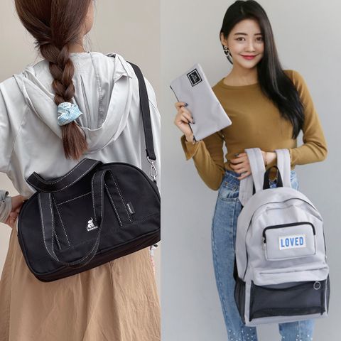 【WHOSE BAG】正韓STANd.BY.ME多格網袋男女後背包 NO.WBS147