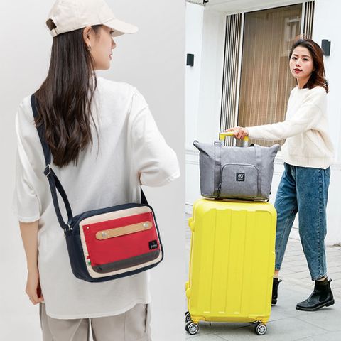 【WHOSE BAG】日系輕量防潑水側背包 斜背包 女包 男包