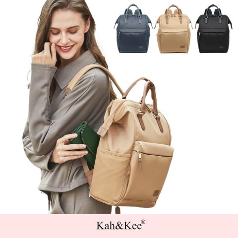 【WHOSE BAG】大開口復古防水後背包 筆電背包 男 女包