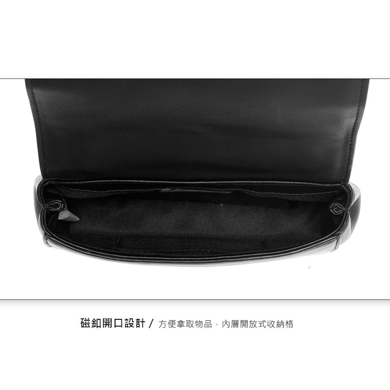 磁釦開口設計/方便拿取物品,內層開放式收納格
