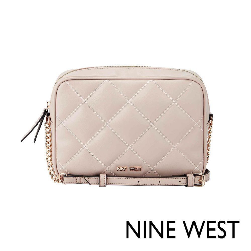 NINE WEST  MADISEN 菱格方包-裸粉(559569)