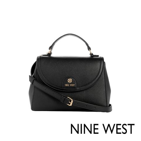 NINE WEST KILEY掀蓋斜背包-黑色(112120)