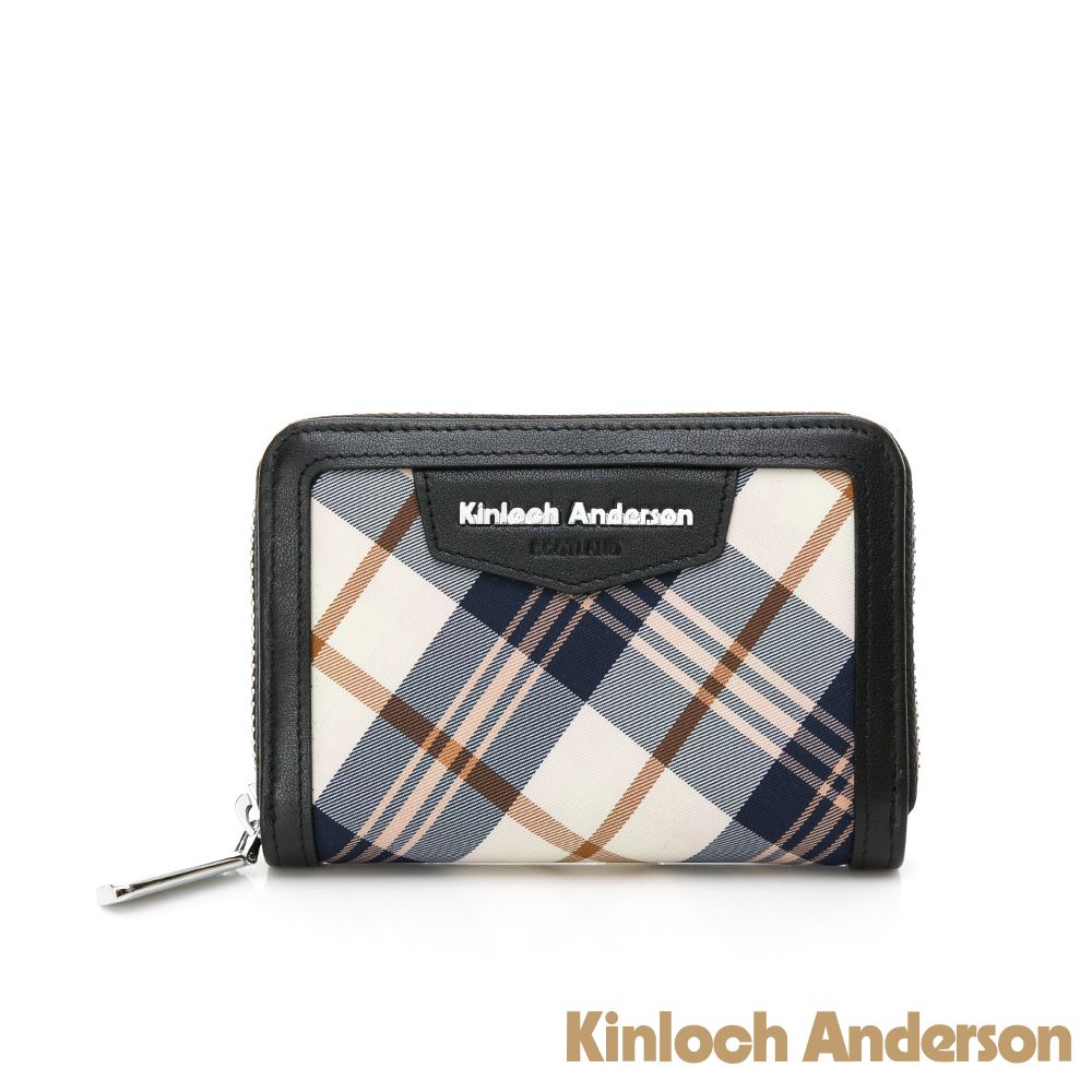 Kinloch anderson 金安德森 Marian 拉鍊零錢包-經典黑