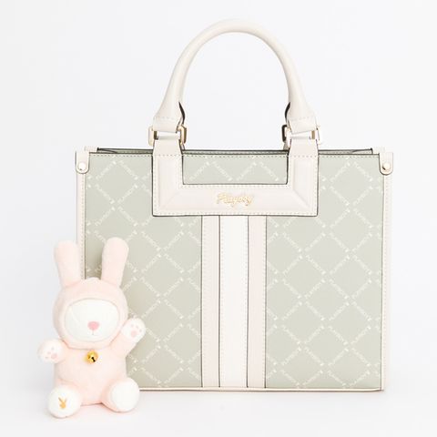PLAYBOY - 手提包附長背帶 Lucky Bunny系列 - 綠色