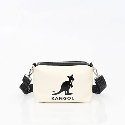 【KANGOL】皮製小側包-6255171501