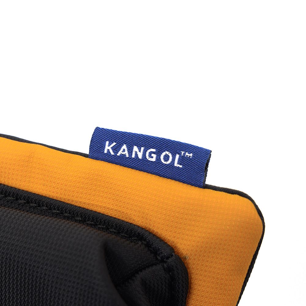  【KANGOL】撞色小方包 中黃-6255170662