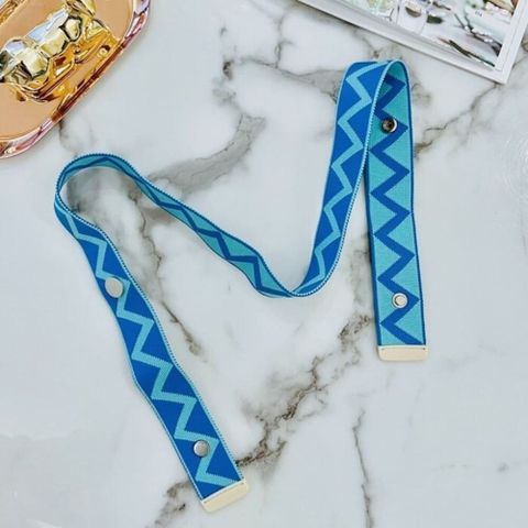 【Maison De Auri】針織提包背帶/ Strap Z背帶/ Z背帶 深藍