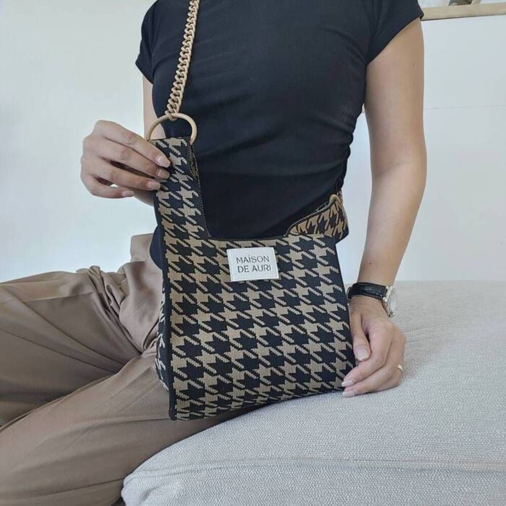 Maison de Auri 針織提包背帶/ Strap 背帶/ Chain 鏈背帶 杏色