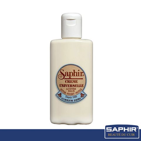 【SAPHIR莎菲爾】皮革蜂蠟保養乳 - 富含天然蜂蠟，同時具有清潔保養二合一功效，皮鞋、皮衣、各式皮革適用
