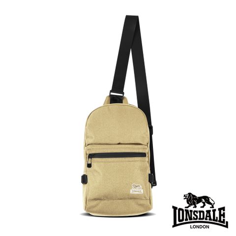 【LONSDALE 英國小獅】率性潮流系列-多隔層單肩包 LD1613