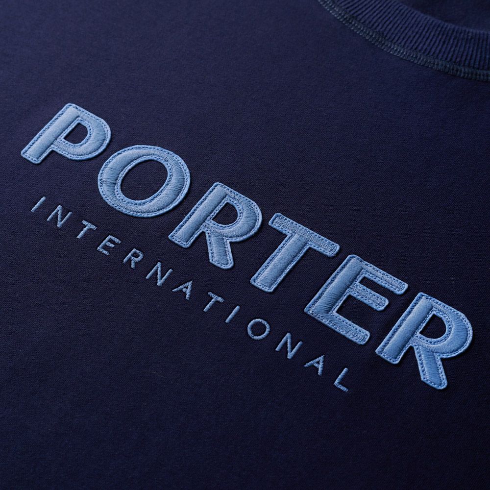 PORTER INTERNATIONAL Classic Logo Tee (藍色)