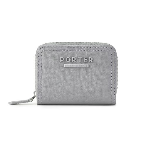 PORTER INTERNATIONAL 堅毅自信 AVENUE系列 真皮零錢包 (灰色)