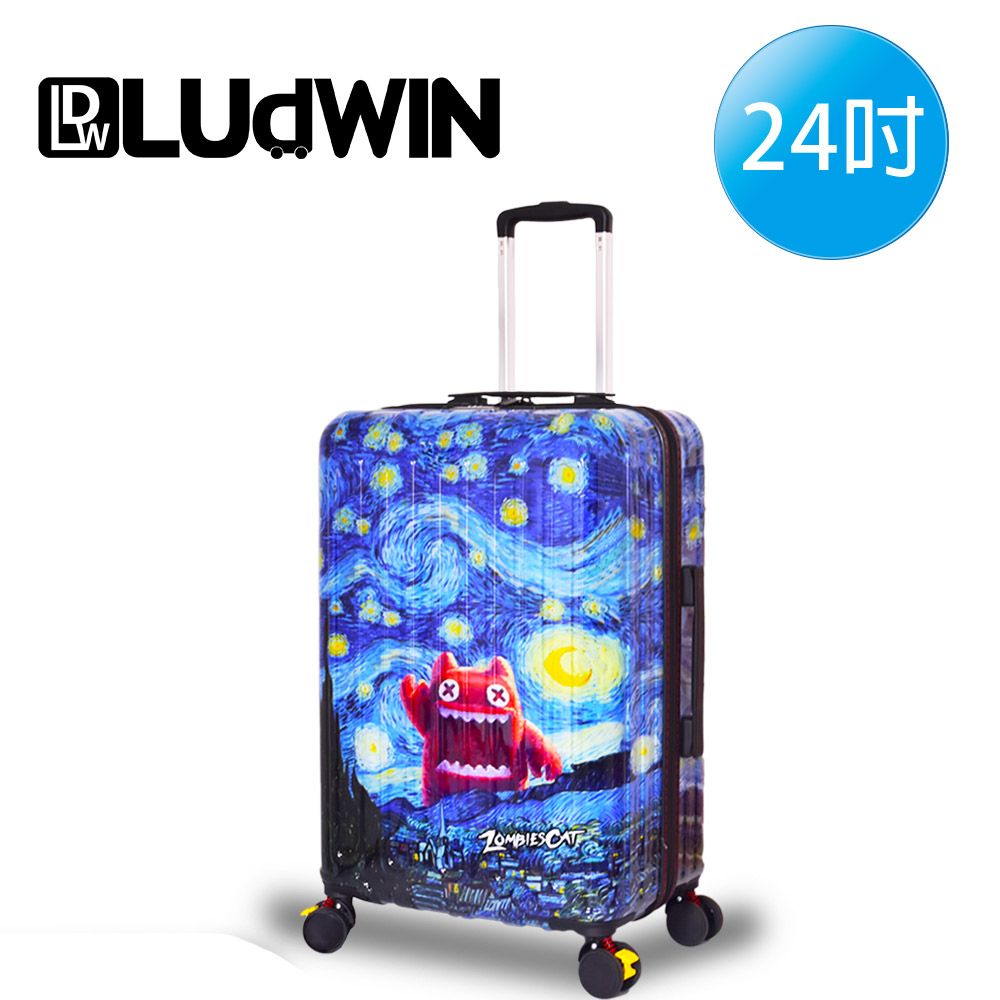 LUDWIN 路德威 設計款24吋行李箱(4款可選)