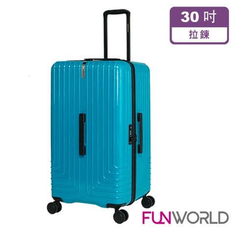 FUNWORLD FUNPON方胖箱30吋超大容量 海鯨藍(方胖箱 胖胖箱)