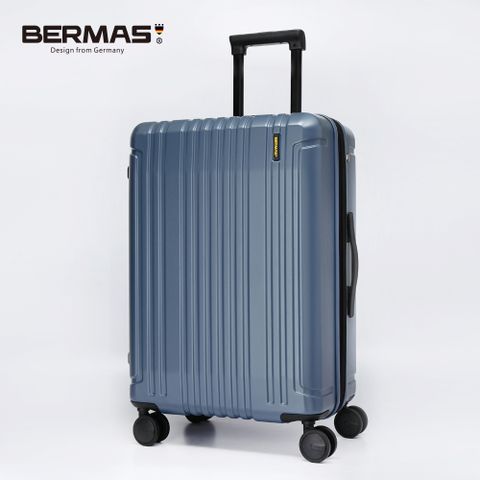 BERMAS 戰艦箱二代25吋 - 日本Hinomoto頂規靜音飛機輪 可擴充行李箱 (青石藍)