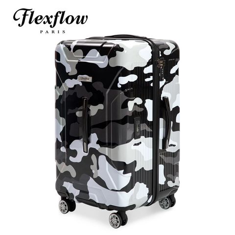 29型行李箱Flexflow 黑迷彩 29型 特務箱 智能測重 防爆拉鍊旅行箱 南特系列 29型行李箱