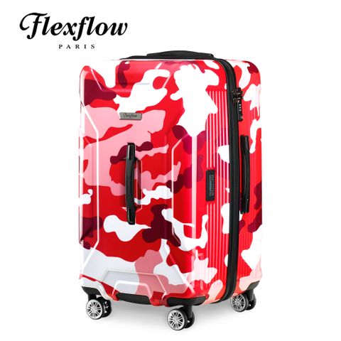 29型行李箱Flexflow 紅迷彩 29型 特務箱 智能測重 防爆拉鍊旅行箱 南特系列 29型行李箱