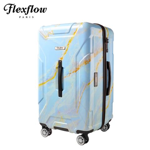 29型行李箱Flexflow 藍石英大理石 29型 特務箱 智能測重 防爆拉鍊旅行箱 南特系列 29型行李箱